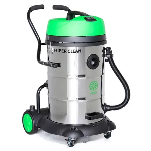 Aspirador IPC Hiper Clean AA275 de 75 litros, vista frontal com tanque inox
